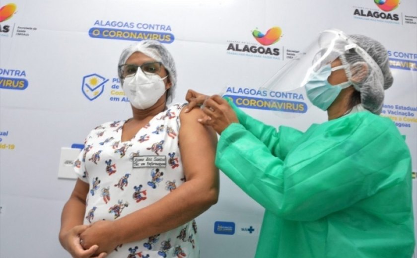 94.489 alagoanos já foram vacinados contra a Covid-19