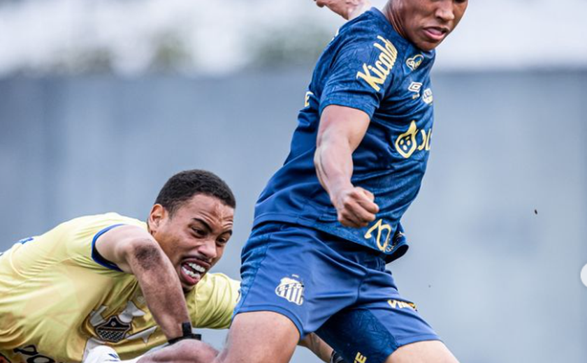 Reservas do Santos vencem por 3 a 0 o Água Santa em jogo-treino para ganhar confiança