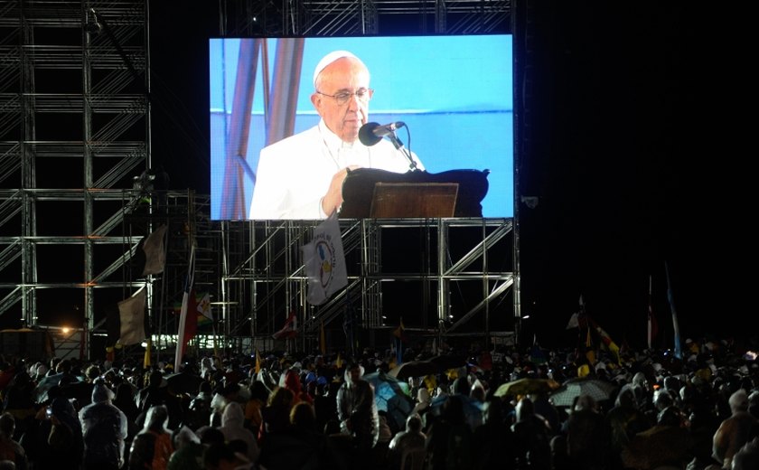 Papa tem agenda cheia nesta sexta-feira no Rio de Janeiro