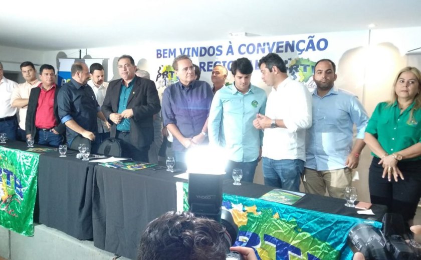 PRTB faz convenção, confirma apoio a Renan Filho e aliança com a DC e PPS