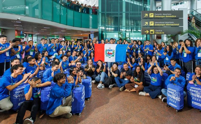 Estudantes alagoanos já estão na Inglaterra para intercâmbio educacional