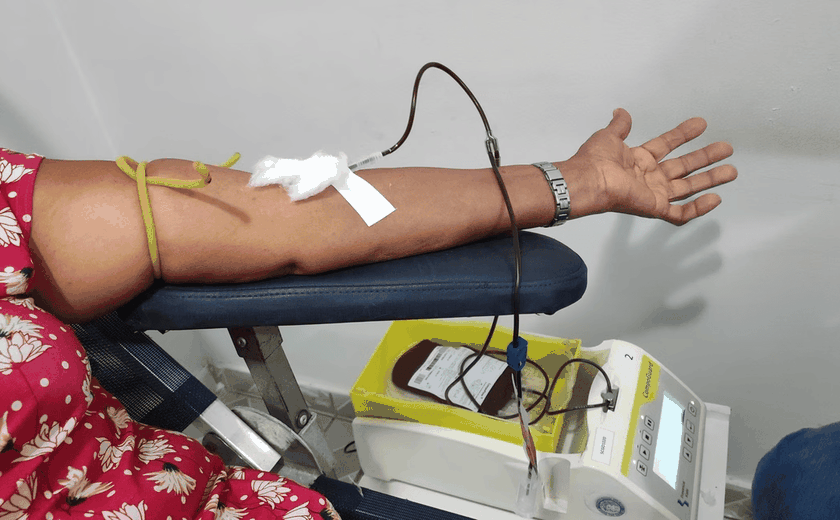 Hemoal realiza ação de doação de sangue e cadastro para doação de medula em Penedo