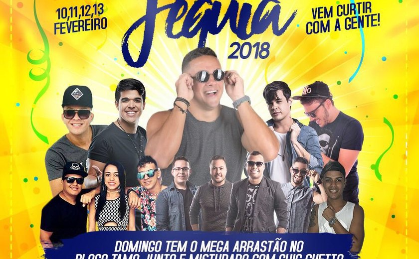 Prefeitura de Jequiá da Praia divulga programação do Carnaval 2018