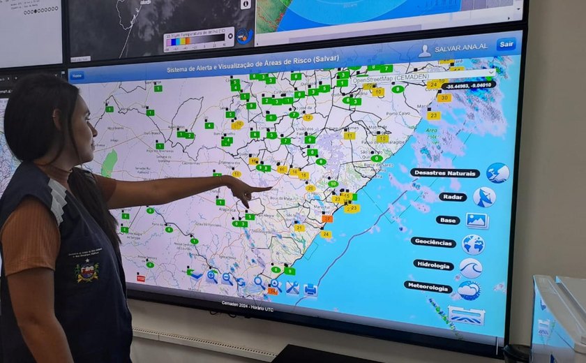 Semarh alerta para chuvas em todas as regiões do Estado