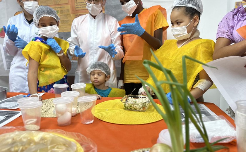 Crianças aprendem no HGE que pode ser divertido, saudável e saboroso produzir o próprio alimento