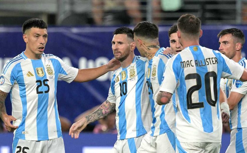 Sem sustos, Argentina vence Canadá com gol de Messi e vai à final da Copa América