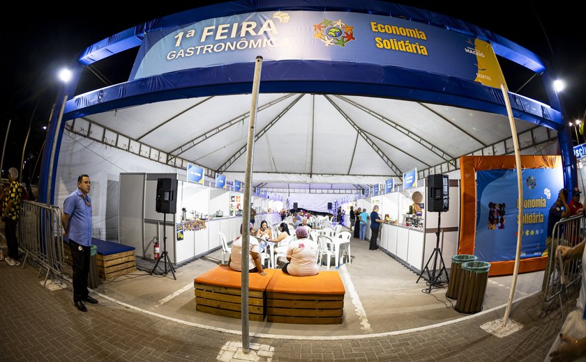 1ª Feira Gastronômica da Economia Solidária movimenta Maceió