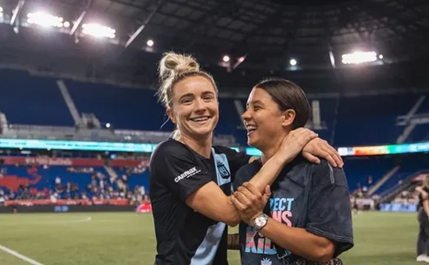 Casal da Copa: Kerr e Mewis se conheceram em jogo, flertaram no Instagram e podem se enfrentar na final