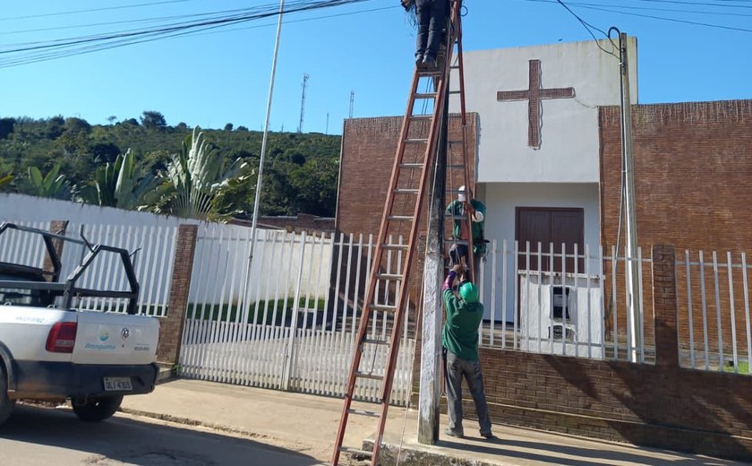 Prefeitura realiza manutenção da iluminação pública