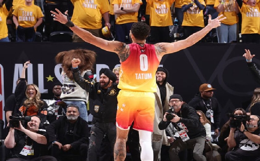 Tatum bate recorde e Time Giannis bate Time LeBron no All-Star Game da NBA