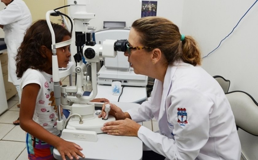 Sesau promove teste de acuidade visual em 25 crianças quilombolas