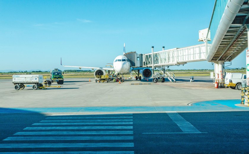Alagoas está entre os 10 destinos nacionais que mais expandiram a malha aérea, aponta pesquisa