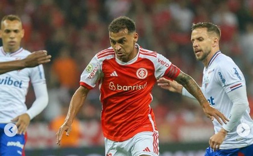 Inter vence a 3ª seguida e impede Fortaleza de assumir liderança do Brasileiro em jogo atrasado