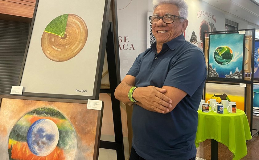 Último Suspiro: artista plástico Cícero Brito inaugura nova expo em shopping