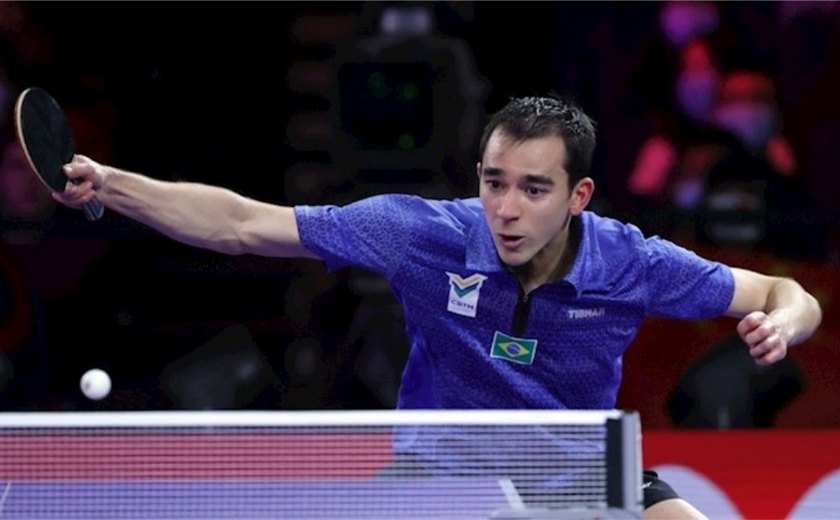 Com WTT Cup Finals em Cingapura, Hugo Calderano encara o último desafio do ano