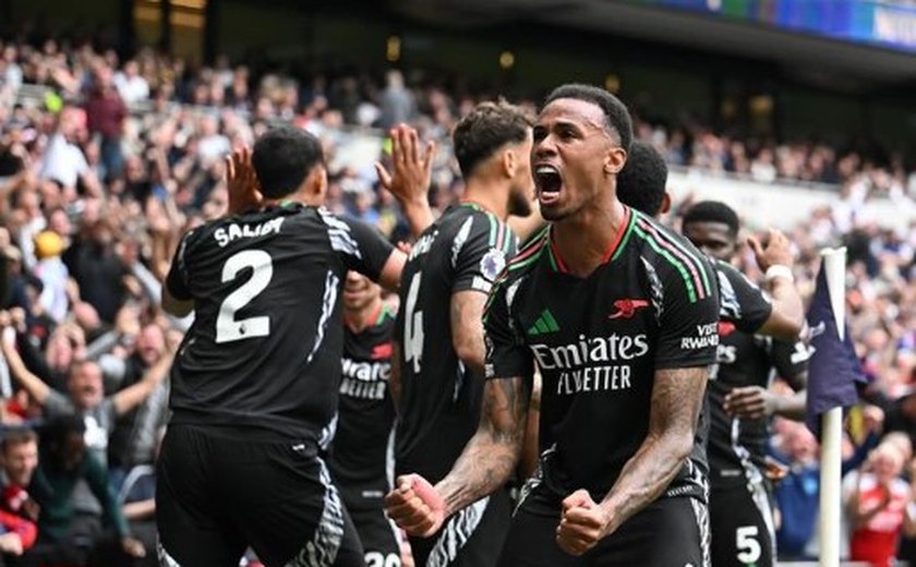 Gabriel Magalhães marca, Arsenal vence Tottenham e assume a vice-liderança do Inglês