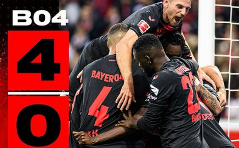 Bayer Leverkusen atropela Union Berlin e tira o Bayern de Munique da liderança do Alemão