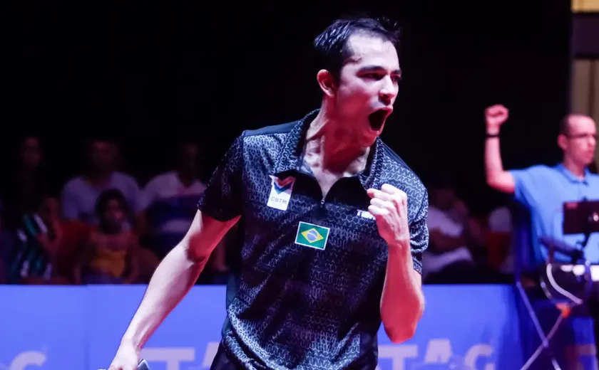 Calderano bate chinês bicampeão mundial e vai à final de WTT Champions
