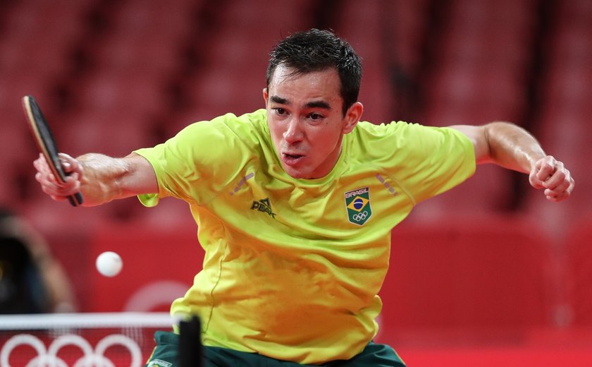 Calderano é tricampeão e Bruna Takahashi vice no tênis de mesa do Pan