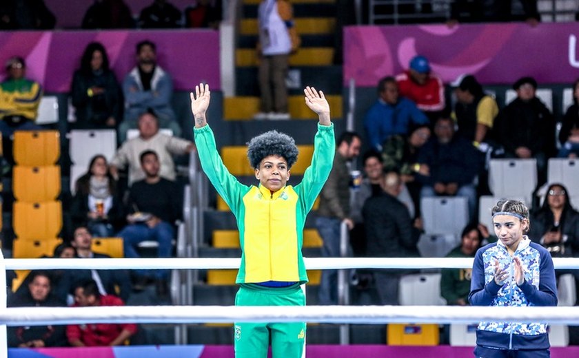 Jucielen Romeu eu garante lugar no pódio do boxe no Pan de Santiago e vaga na Olimpída de Paris