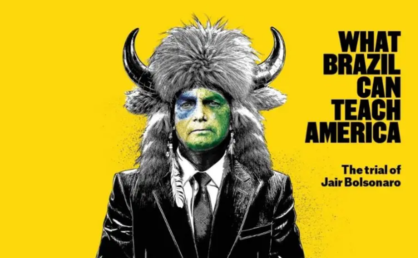 'The Economist' põe na capa Bolsonaro de 'Viking do Capitólio'