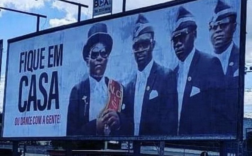 Meme do caixão: ‘fique em casa ou dance conosco’, diz dançarino