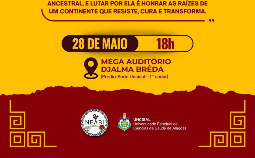 Uncisal celebra Dia da África com evento sobre saúde da população negra