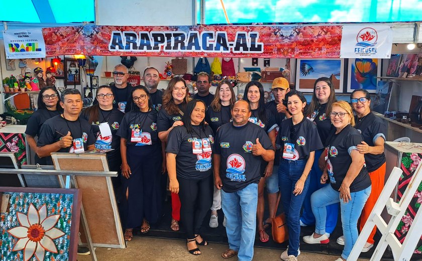 Economia criativa: Arapiraca leva artesãos para feira de intercâmbio cultural em Penedo