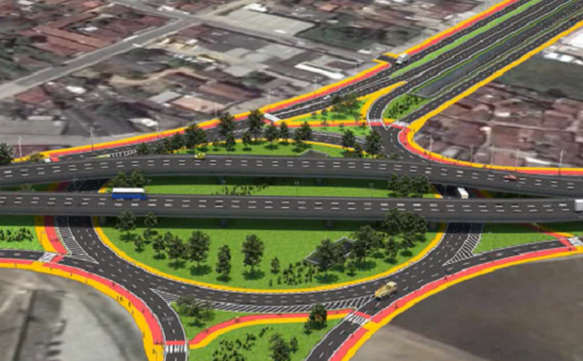 DNIT aprova projeto do viaduto na rotatória da antiga PRF, em Maceió