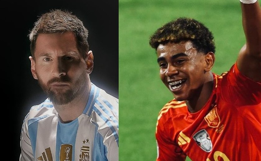 Messi x Yamal: Argentina e Espanha vão se enfrentar pela Finalíssima em um possível encontro entre os craques