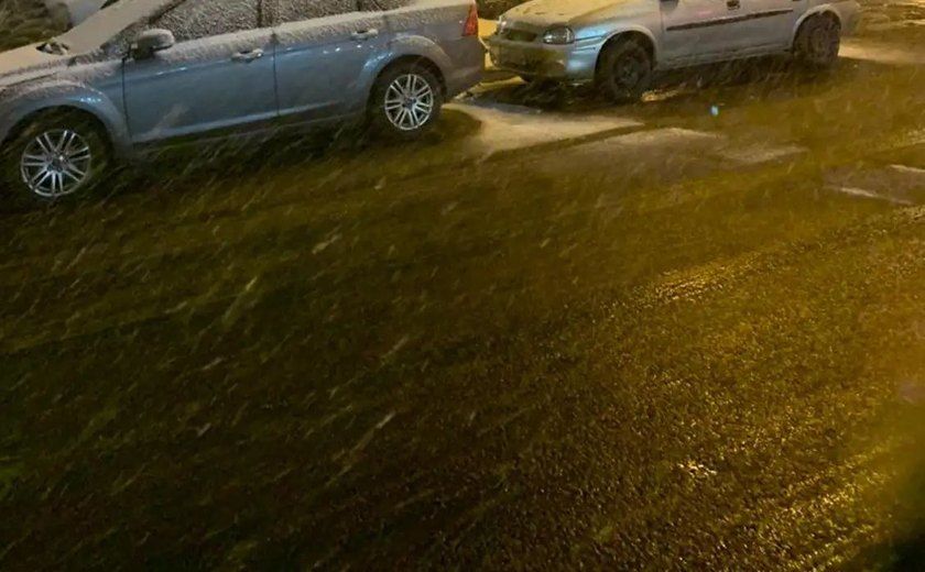 Inmet prevê neve pela primeira vez no ano nesta noite ou madrugada
