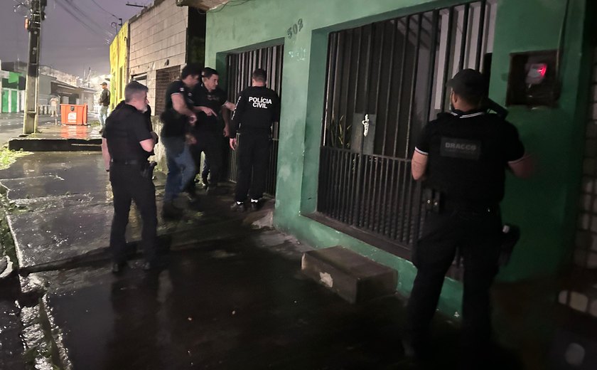 Megaoperação mira facções e cumpre mais de 80 mandados em Alagoas