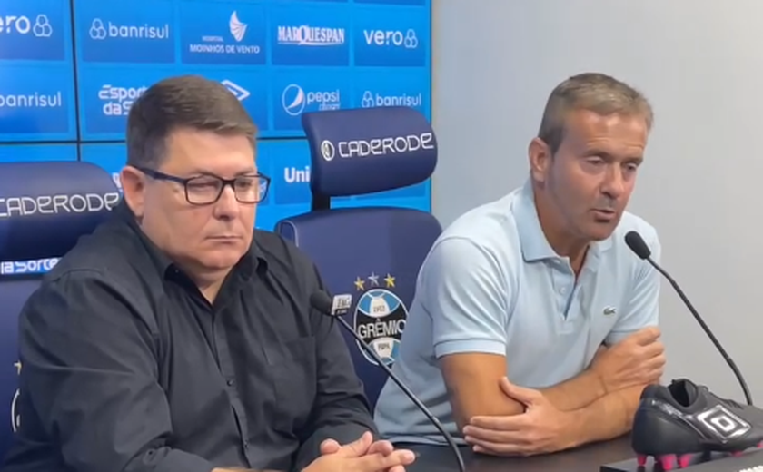 Grêmio apresenta novos vice-presidente e diretor de futebol