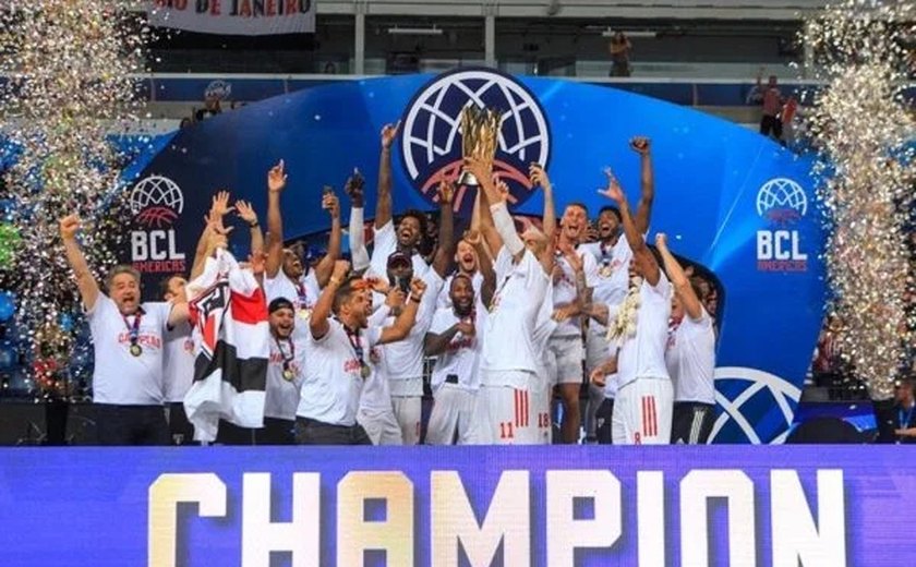 São Paulo derrota Biguá e conquista Champions League das Américas no basquete