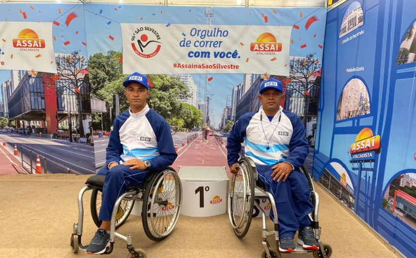 Paratleta alagoano conquista 2º lugar na 96ª na corrida de São Silvestre com cadeira de rodas doada pela SEMUDH