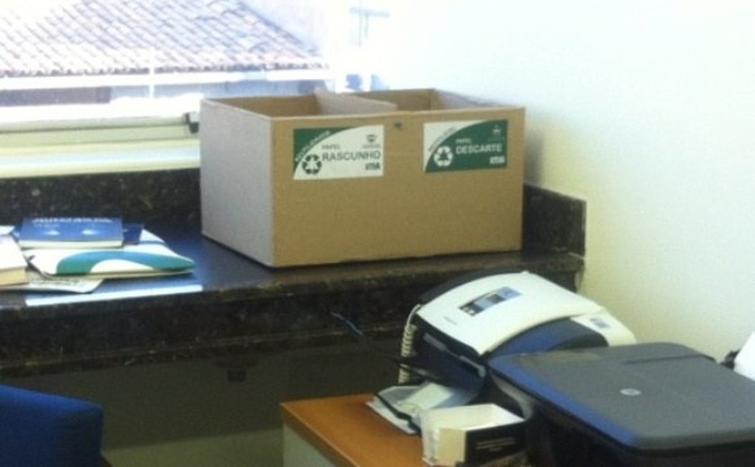 IMA entrega caixas de coleta seletiva de papel em órgãos do Estado