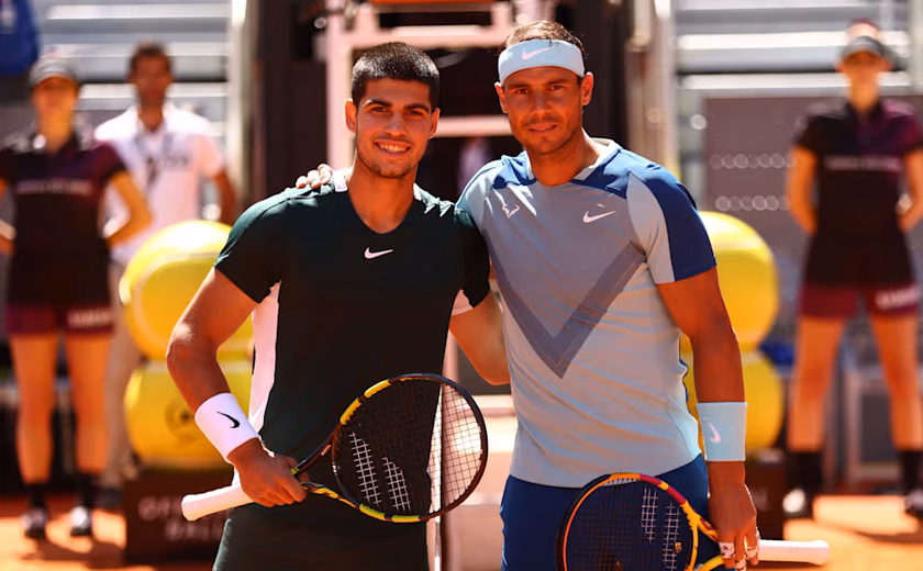 Espanha confirma Nadal e Alcaraz jogando duplas na Olimpíada de Paris-2024