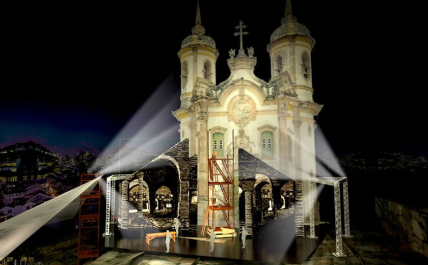 Ópera recria trajetória de Aleijadinho em produção nas ruas de Ouro Preto