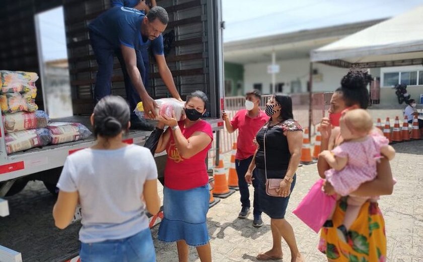 Assistência Social inicia novo cronograma de entrega de cestas básicas