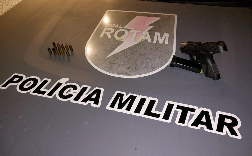 Batalhão da Rotam apreende armas de fogo e drogas em Maceió no final de semana