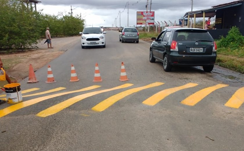 Serviços de sinalização permanecem intensificados em Arapiraca