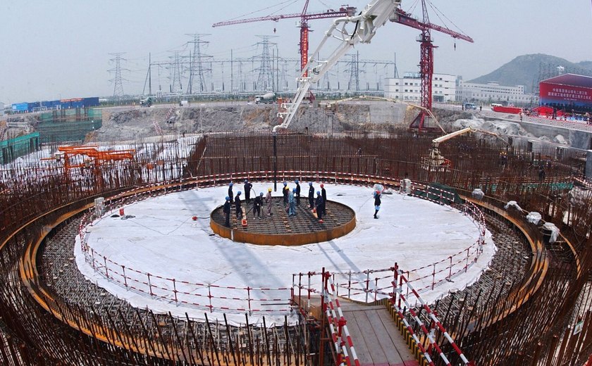 China vai ultrapassar em breve os EUA em capacidade instalada de usinas nucleares