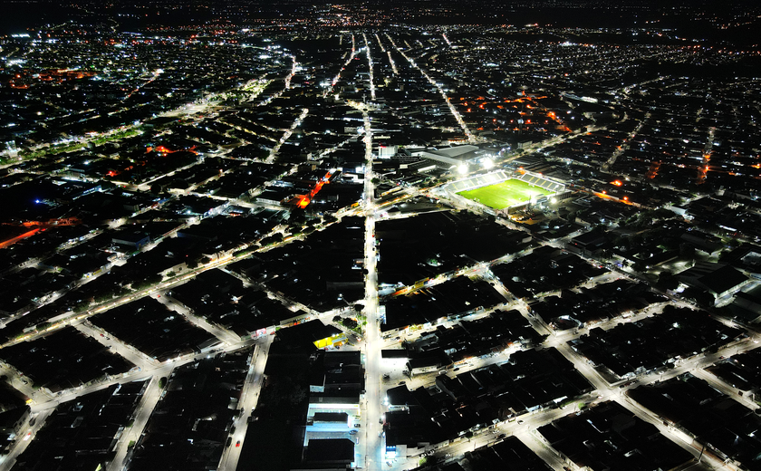 Eficácia e segurança: Arapiraca conta com três novos bairros iluminados 100% em LED