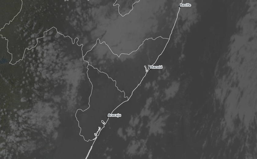 Fim de semana em Alagoas terá variação de nebulosidade e chuva passageira
