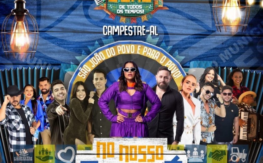 Prefeito Pino anuncia programação do melhor São João de todos os tempos em Campestre