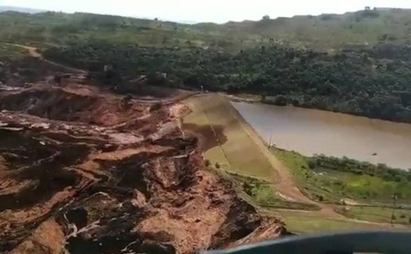 O rastro de destruição no rompimento da barragem em Brumadinho