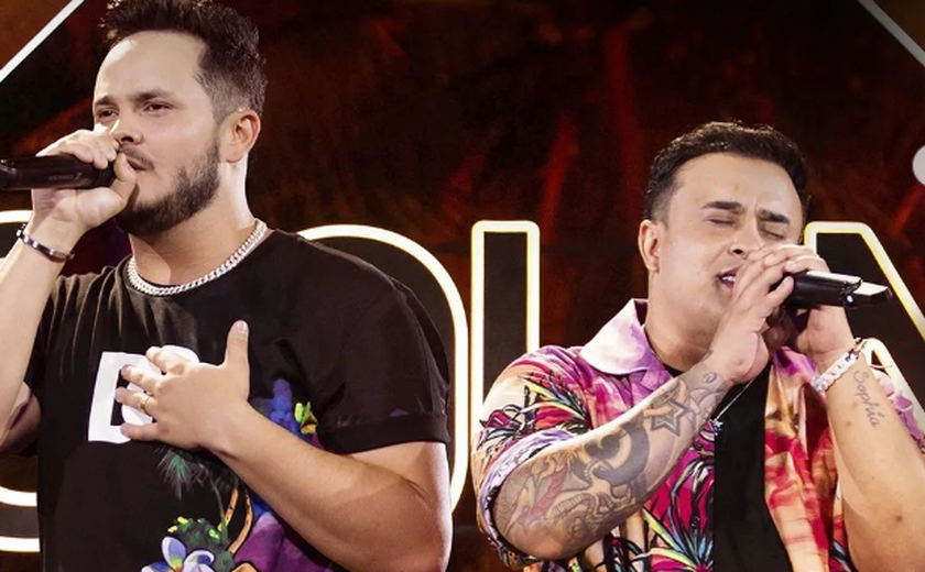 Matheus e Kauan gravam em SP DVD com convidados