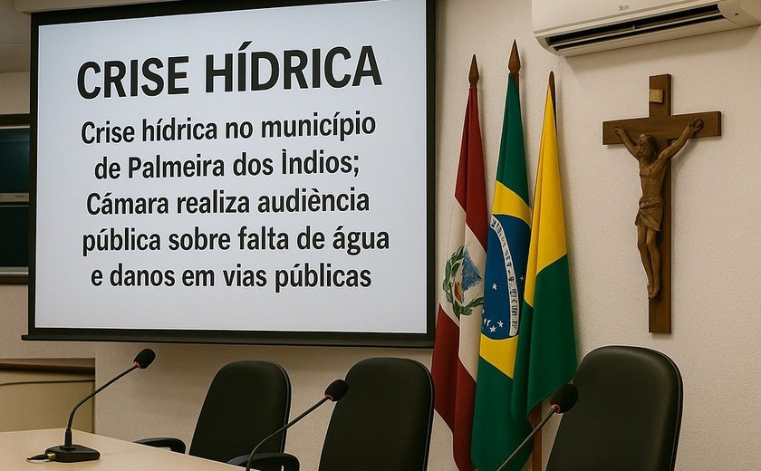 Crise hídrica no município: Câmara realiza audiência pública sobre falta de água e danos em vias públicas