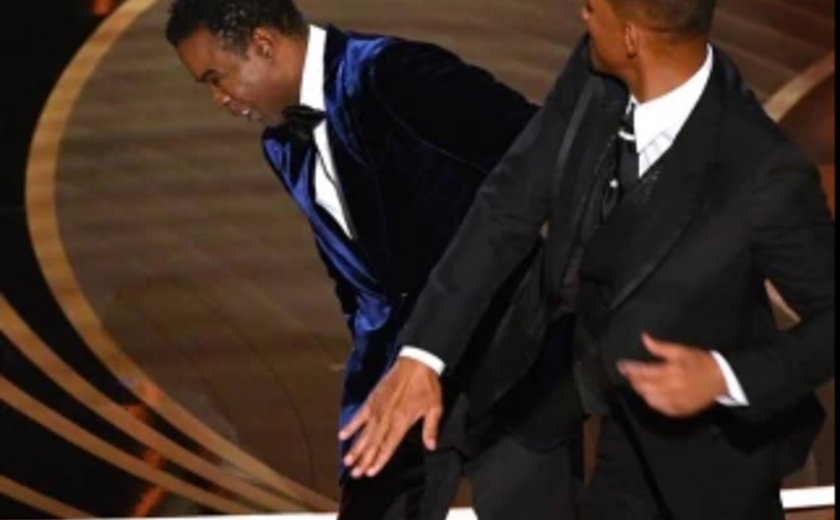 Tapa em Chris Rock rouba a cena dos filmes do Oscar e ofusca premiação
