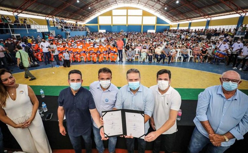 Governador de Alagoas realiza entregas e anuncia R$ 10 milhões em investimentos para Major Izidoro